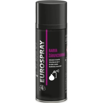 Color Eurospray žáruvzdorná barva AC734 400 ml černá mat RAL 9005