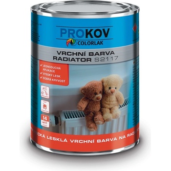 Colorlak Vrchní barva Radiator S2117 Bílá, lesklý 0,6L