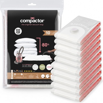 Compactor Bag Aspispace 5x M 70 litrů + 5x L 120 litrů