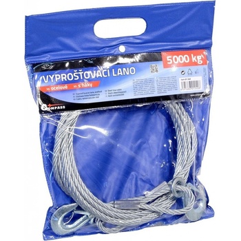 Compass lano vyprošťovací s karabinami 5000kg