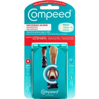COMPEED Náplast puchýře sportovní pata 5 ks