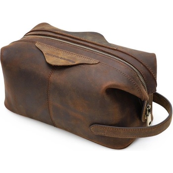 Contacts pánská kožená kosmetická taška Cherok Contacts MC1015BR