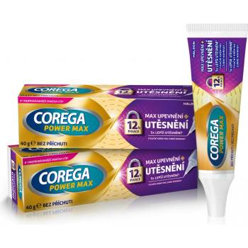 Corega Power max upevnění + utěsnění fixační krém 2 x 40 g