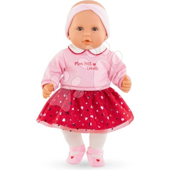 Corolle Albane Heart Petals Mon Grand Poupon s hnědýma mrkajícíma očima a špulící rty 36 cm