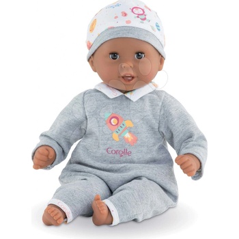 Corolle Bébé Calin Marius s černýma mrkacíma očima a fazolkami 30 cm