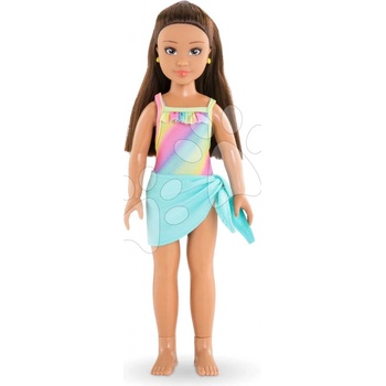 Corolle Luna Beach Set s dlouhými hnědými vlasy 28 cm
