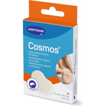 Cosmos gelová náplast na puchýře XL 7,5 × 4,5 cm 5 ks
