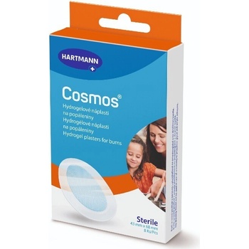 Cosmos Hydrogelové náplasti na popáleniny 68 x 43 mm 8 ks