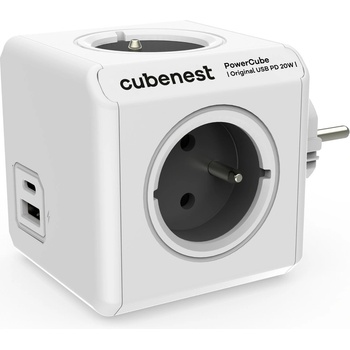 Cubenest PowerCube Original USB A+C PD 20 W šedá