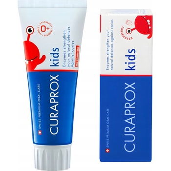 Curaprox Kids pro děti jahodová bez fluoridu 60 ml