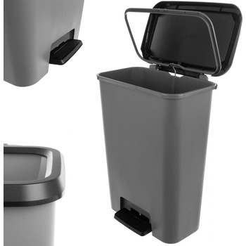 Curver Odpadkový koš plastový 50 l šedý