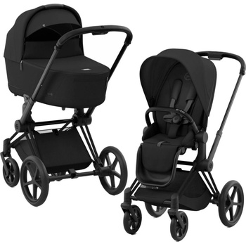 CYBEX Rám Priam 4.0 + Seat Pack + Lux Carry Cot 2025 Sepia Black