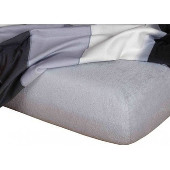 Dadka Froté prostěradlo šedé 180x200x20