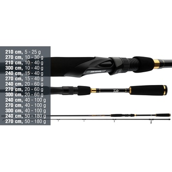 Daiwa Crossfire Spin 2,4 m 15-40 g 2 díly