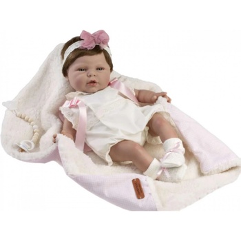 De Cuna Reborn Magdalena Realistické miminko s měkkým tělem 45cm