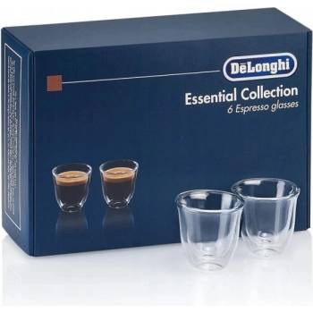 De'Longhi Sklenice na kávu a čaj 6 x 90 ml