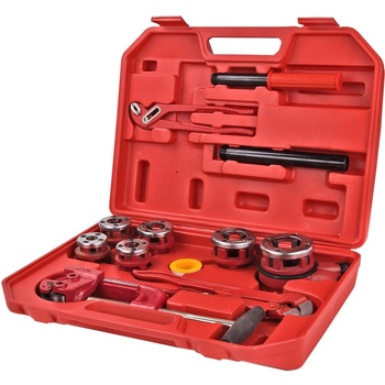 DEMA Souprava na řezání závitů na trubky, 12-dílná 20749D