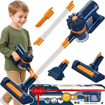 Deminas Originální dětský vertikální ruční vysavač s bohatým příslušenstvím