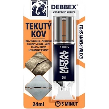 DEN BRAVEN Tekutý kov světle černý 24 ml