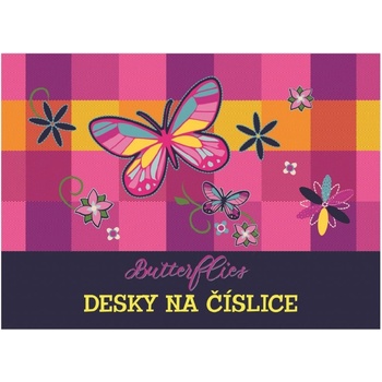 Desky na číslice Motýl