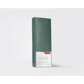 Detexpol satén napínací prostěradlo Pure Collection olivové 120X200