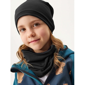 dětská čepice UNUO z teplákoviny Homeless černá