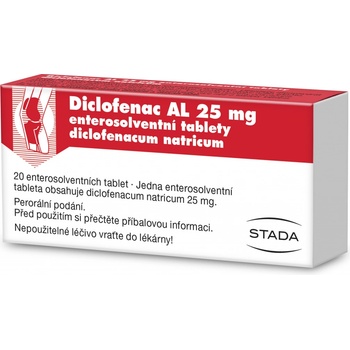 DICLOFENAC AL POR 25MG TBL ENT 100