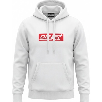DIESEL Diegor White mikina Bílá