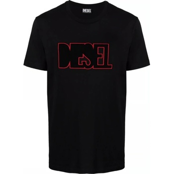 Diesel Outline Black tričko černá