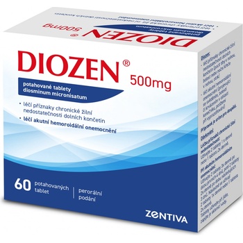DIOZEN POR 500MG TBL FLM 60