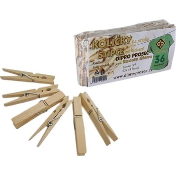 Dipro kolíčky na prádlo dřevěné 36 ks
