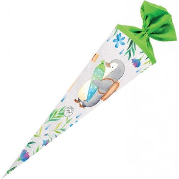 Disney Tučňák Mr. & Mrs. Panda kulatý s fleecovým uzávěrem 70 cm