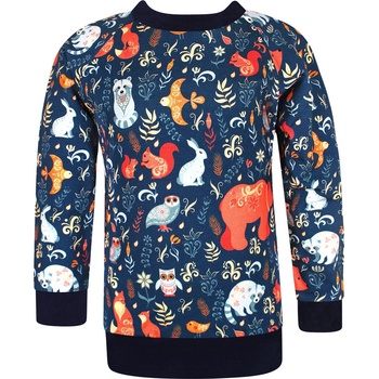 Dívčí mikina Zvířátka a ornamenty