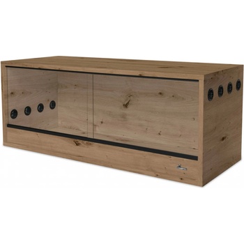 Diversa dřevěné terárium dub 100 x 40 x 40 cm