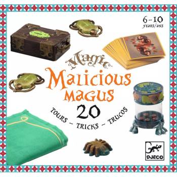 Djeco Magic Malicious magus sada 20 kouzelnických triků