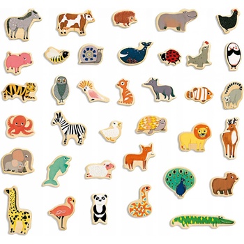 Djeco magnety Zvířátka ze ZOO 36 ks