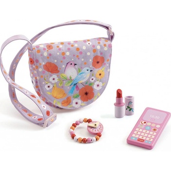 Djeco s doplňky Květy růžová