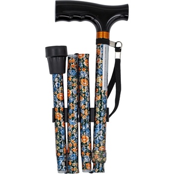 DMA Praha Duralová hůl skládací 411 A květina KV