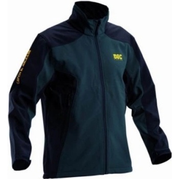 DOC bunda softshell bez kapuce zeleno-černá