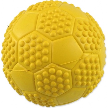 Dog Fantasy fotbal s bodlinami pískací mix barev 7 cm