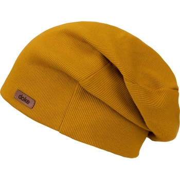 Doke dětská bavlněná čepice mustard