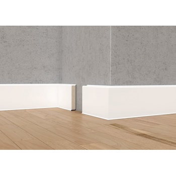 Döllken soklová lišta Cubu flex life bílá 40 mm x 2,5 m