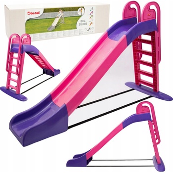 Doloni s madlem Růžovo-fialová 243 cm