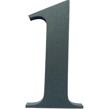 Domovní číslo popisné 1 na zateplenou fasádu barva antracit, výška 170 mm