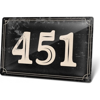 Domovní číslo RETRO - Plechová cedulka 