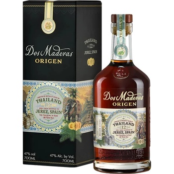 Dos Maderas 12y Origen Thailand 47% 0,7 l (karton)