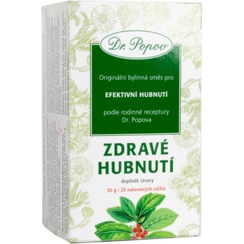 Dr.Popov Čaj Zdravé hubnutí 20 x 1,5 g