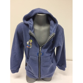 Drahstyl mikina s kapucí středně modrá