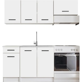 Drewnex ARANI kuchyňská linka 180 cm bílá