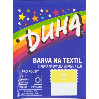 Duha barva na textil 15 g Žlutá